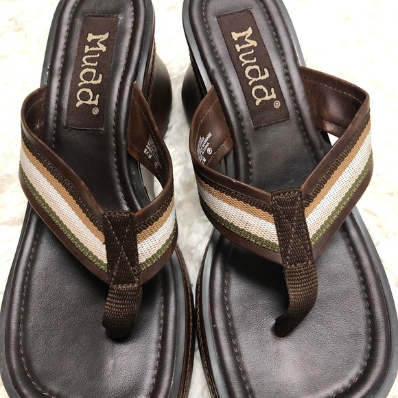 Vintage 90s Mudd Tuscan Platform Chunky Sandal 9.5 - Picture 6 of 15